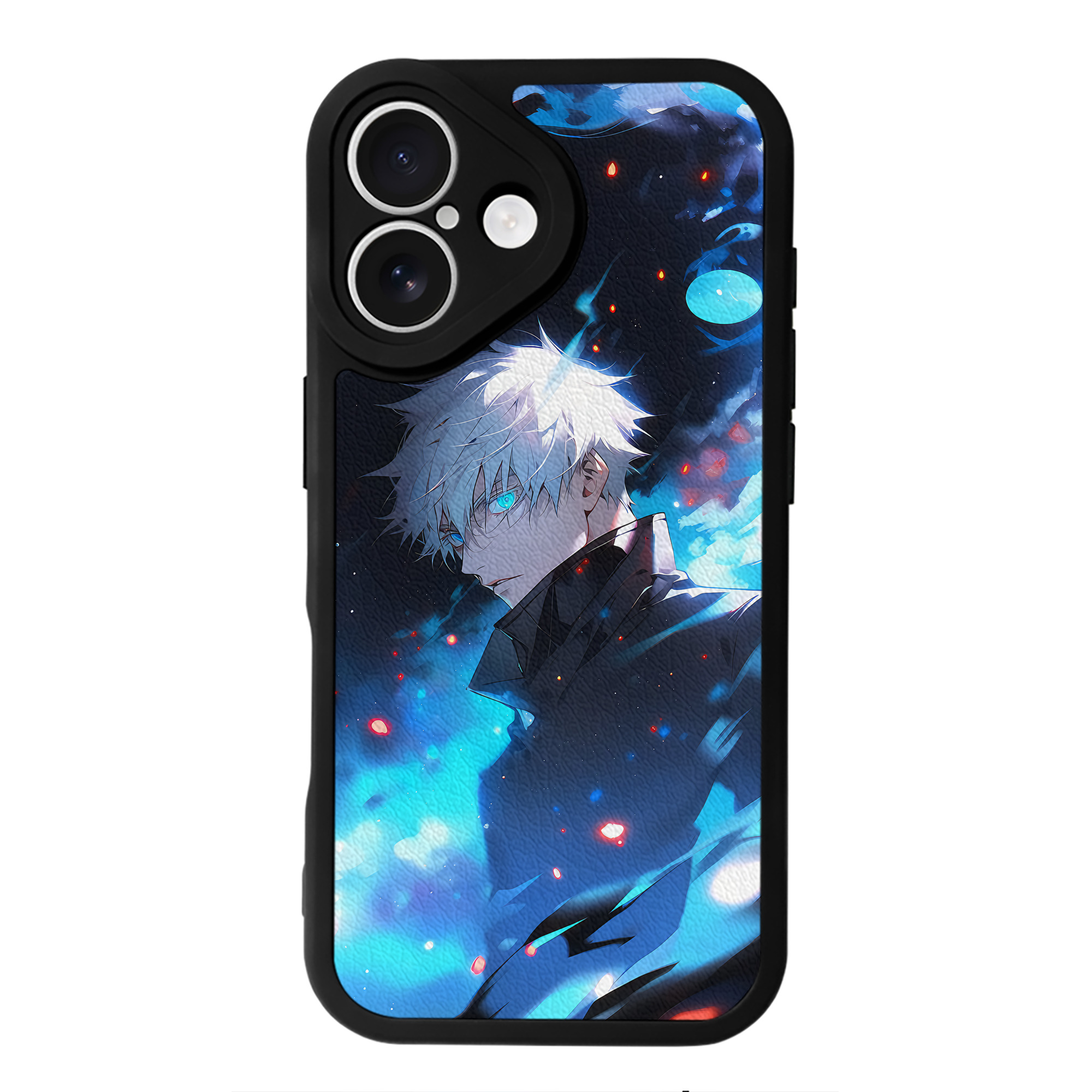 （画像用） 呪術廻戦 Jujutsu Kaisen 【iPhone 16シリーズ対応】シリコンスマホケース（レザー調） 材質：シリコン